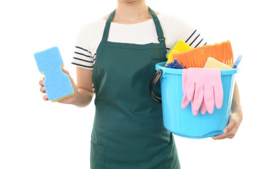 Local carpet cleaner treating stairs and high-traffic areas