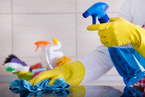 Dust removal and surface cleaning after renovation work in an SE3 property