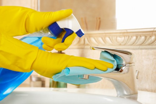 Local cleaning team handling a kitchen clean in the SE3 area
