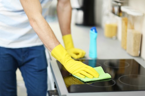 Deep cleaning equipment used on carpeted flooring in SE3