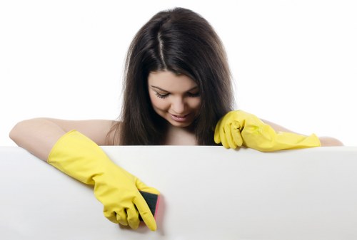 Upholstery cleaning process for a fabric sofa in SE3